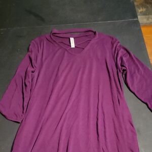 Zenana Outfitters Deep Purple Blouse